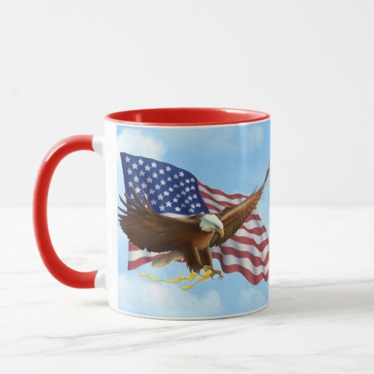 Amerikaanse Bald Eagle Mok (Links)