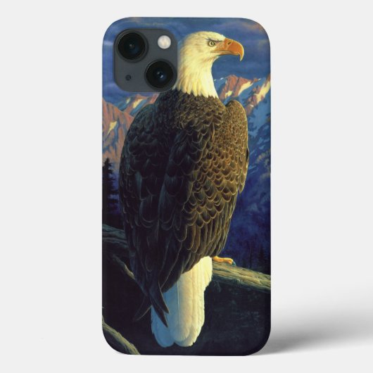 Amerikaanse Bald Eagle Mountain Sunrise Case-Mate iPhone Case (Achterkant)