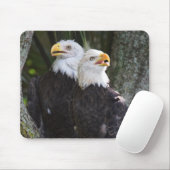Amerikaanse Bald Eagle Mousepad Muismat (Met muis)