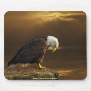 AMERIKAANSE BALD EAGLE Mousepad serie Muismat