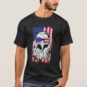 Amerikaanse Bald Eagle Mullet 4 juli Verenigde Sta T-shirt