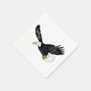 Amerikaanse Bald Eagle Napkins Servet