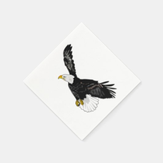 Amerikaanse Bald Eagle Napkins Servet (Hoek)