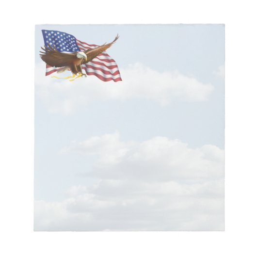 Amerikaanse Bald Eagle Notitieblok (Voorkant)