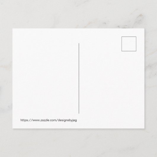 Amerikaanse Bald Eagle op een Briefkaart (Achterkant)