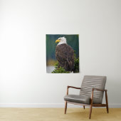 Amerikaanse Bald Eagle Perched Wandkleed (In situ)