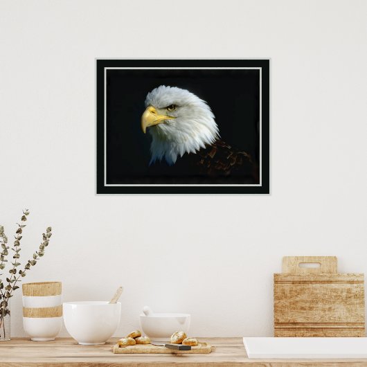 Amerikaanse Bald Eagle Poster (Keuken)