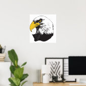 Amerikaanse Bald Eagle Poster (Thuiskantoor)