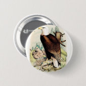 Amerikaanse Bald Eagle Ronde Button 5,7 Cm (Voorkant /achterkant)