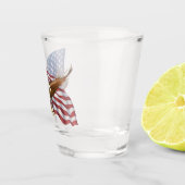 Amerikaanse Bald Eagle Shot Glas (Rechts)