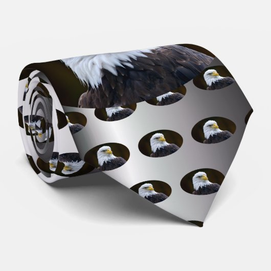 Amerikaanse Bald Eagle Stropdas (Opgerold)