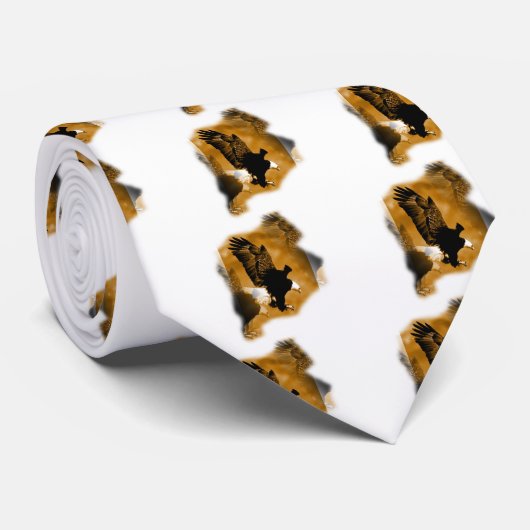 Amerikaanse Bald Eagle Stropdas (Opgerold)