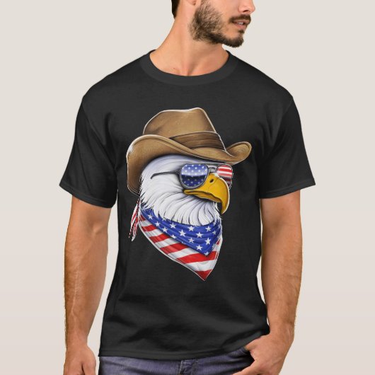 Amerikaanse Bald Eagle T-shirt (Voorkant)