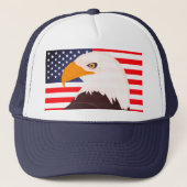 Amerikaanse Bald Eagle Trucker Pet (Voorkant)