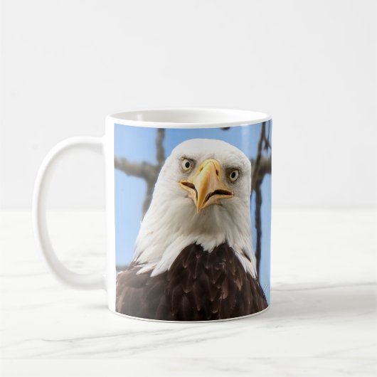 Amerikaanse Bald Eagle Wildlife Funny Koffiemok (Links)