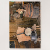 amerikaanse banjo puzzle legpuzzel (Verticaal)