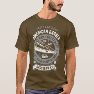 Amerikaanse Barber Fresh and Clean T-shirt