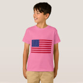 Amerikaanse basisproducten t-shirt (Voorkant volledig)