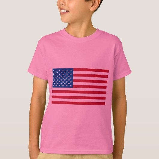 Amerikaanse basisproducten t-shirt (Voorkant)