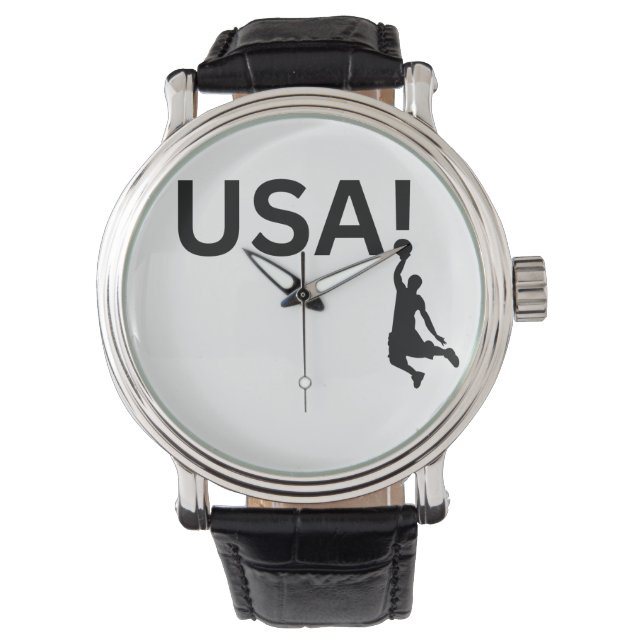 Amerikaanse basketbalspeler horloge (Voorkant)