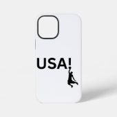 Amerikaanse basketbalspeler iPhone hoesje (Achterkant)