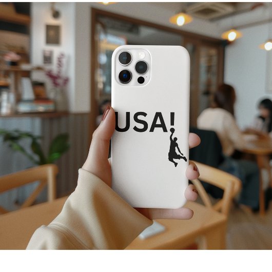 Amerikaanse basketbalspeler iPhone hoesje