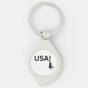 Amerikaanse basketbalspeler sleutelhanger
