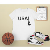 Amerikaanse basketbalspeler t-shirt