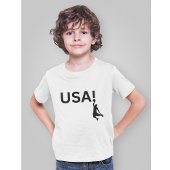 Amerikaanse basketbalspeler t-shirt
