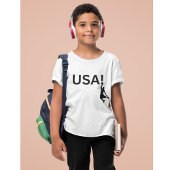 Amerikaanse basketbalspeler t-shirt