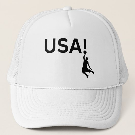 Amerikaanse basketbalspeler trucker pet (Voorkant)