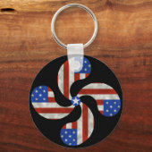 Amerikaanse Baskische Sleutelhanger (Voorkant)