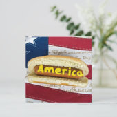 Amerikaanse BBQ Kaart (Staand voorkant)