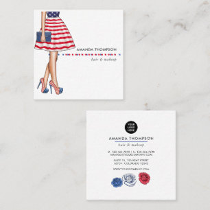 Amerikaanse Beauty Fashion Visitekaartje
