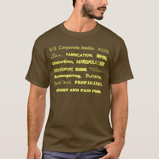 Amerikaanse bedrijfsmedia: , Lies, Fabrication, Sp T-shirt (Voorkant)