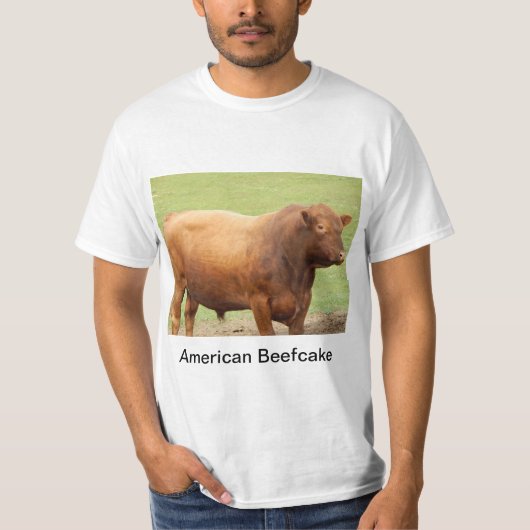 Amerikaanse beefcake t-shirt (Voorkant)