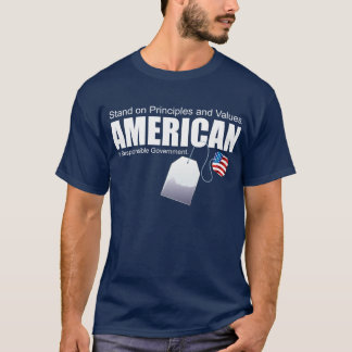 AMERIKAANSE Beginselen en waarden T-shirt
