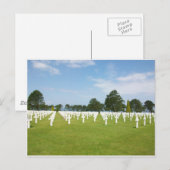 Amerikaanse begraafplaats in Frankrijk Briefkaart (Voorkant / Achterkant)