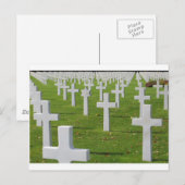 Amerikaanse begraafplaats in Normandy Briefkaart (Voorkant / Achterkant)