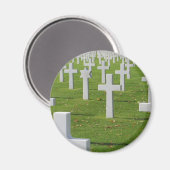 Amerikaanse begraafplaats in Normandy Magneet (Voorkant / Achterkant)