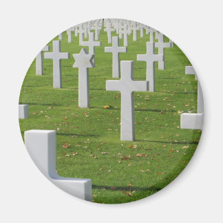 Amerikaanse begraafplaats in Normandy Magneet