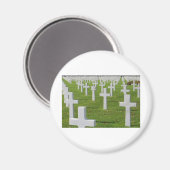 Amerikaanse begraafplaats in Normandy Magneet (Voorkant / Achterkant)