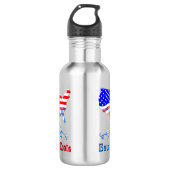 Amerikaanse Beierse wortels Waterfles (Voorkant)