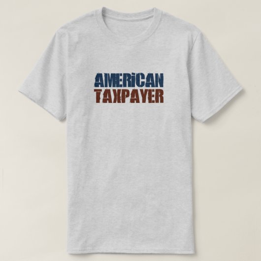 Amerikaanse belastingbetaler t-shirt (Design voorkant)
