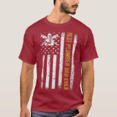 Amerikaanse beste plukker vader ooit Amerikaanse T-shirt (Voorkant)