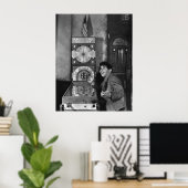 Amerikaanse bestemming: jaren '40 poster (Thuiskantoor)