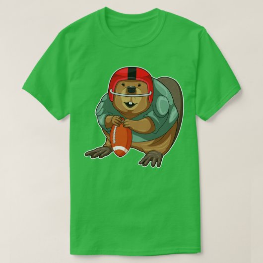 Amerikaanse bever t-shirt (Design voorkant)