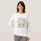 Amerikaanse bevolking 1790-1820 t-shirt (Voorkant volledig)