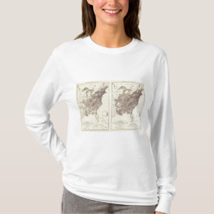 Amerikaanse bevolking 1830-1840 t-shirt