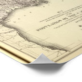 Amerikaanse bevolking 1850 poster (Hoek)